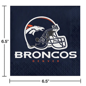 Denver Broncos 41 Piece Party Pack for 8 Fans