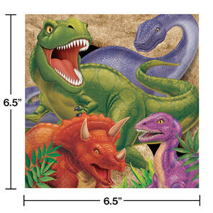 Bulk Pack of 32 Dinosaur Napkins