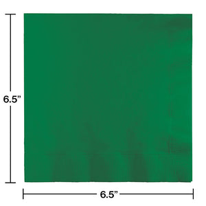 Bulk Pack of 100 Emerald Green Luncheon Napkin 2Ply