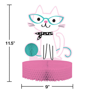 Bulk Pack of 2 Purr-Fect Cat Party Centerpiece