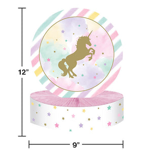 Bulk Pack of 2 Sparkle Unicorn Centerpiece