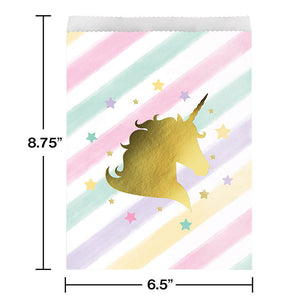 Bulk Pack of 20 Sparkle Unicorn Treat Bags