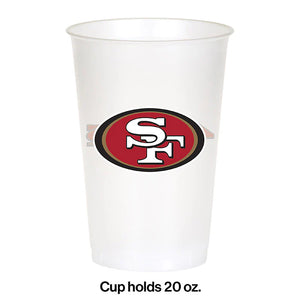 San Francisco 49ers Party Pack for 8 Fans (49 Pieces)