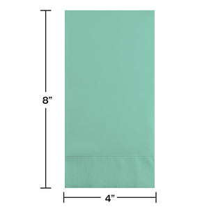 Bulk Pack of 32 Fresh Mint Guest Towel, 3 Ply