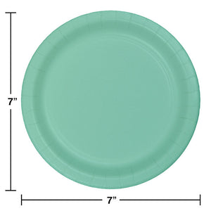 Bulk Pack of 48 Fresh Mint Green Dessert Plates