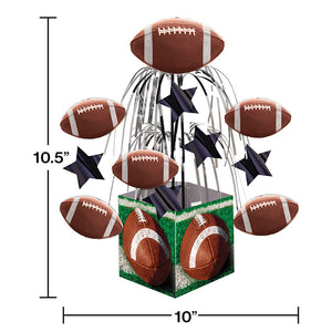 Bulk Pack of 2 Tailgate Rush Cascading Foil Centerpiece