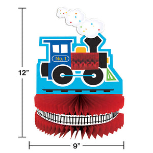 Bulk Pack of 2 All Aboard Train Centerpiece