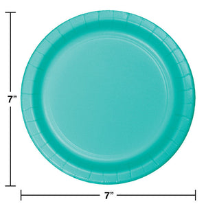 Bulk Pack of 48 Teal Lagoon Dessert Plates