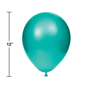 Bulk Pack of 30 Latex Balloons 12" Teal Lagoon