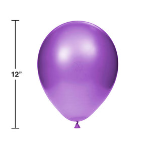 Bulk Pack of 30 Latex Balloons 12" Amethyst