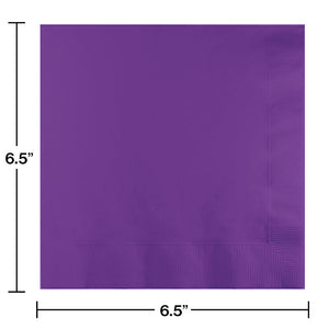 Bulk Pack of 100 Amethyst Luncheon Napkin 2Ply