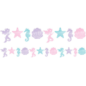 Bulk Pack of 2 Mermaid Shine Banner W/ Twine