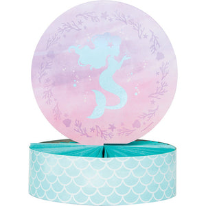 Bulk Pack of 2 Iridescent Mermaid Party Centerpiece