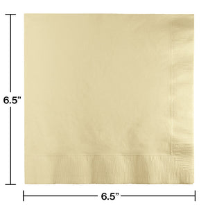 Bulk Pack of 100 Ivory Luncheon Napkin 3Ply