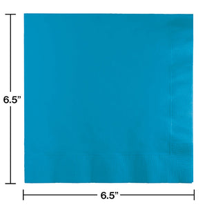 Bulk Pack of 100 Turquoise Luncheon Napkin 3Ply