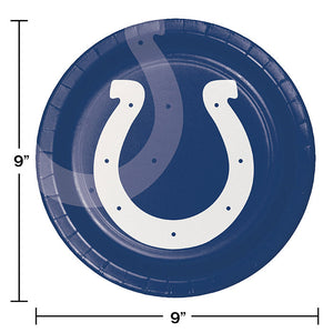 Bulk Pack of 16 Indianapolis Colts Paper Plates