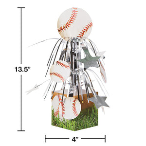 Bulk Pack of 2 Baseball Centerpiece