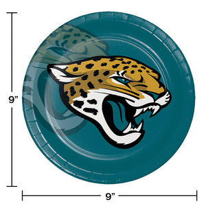 Bulk Pack of 16 Jacksonville Jaguars Paper Plates