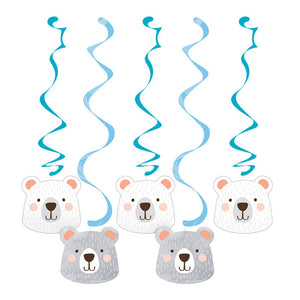 Bulk Pack of 10 Birthday Bear Party Dizzy Danglers