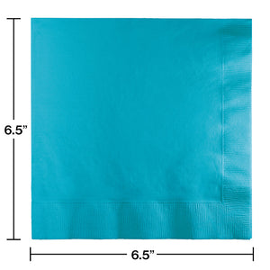 Bulk Pack of 100 Bermuda Blue Luncheon Napkin 3Ply