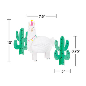 Bulk Pack of 2 Llama Party Centerpiece