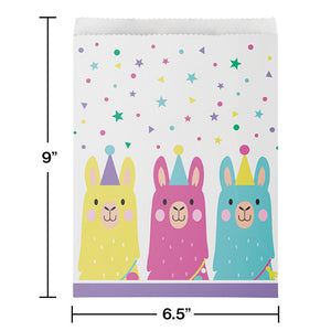 Bulk Pack of 20 Llama Party Treat Bags