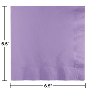 Bulk Pack of 100 Luscious Lavender Luncheon Napkin 3Ply