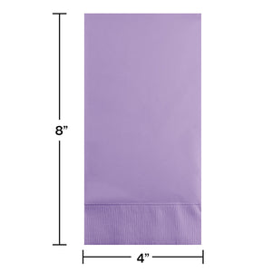 Bulk Pack of 32 Luscious Lavender Guest Towel, 3 Ply