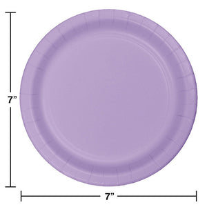 Bulk Pack of 48 Luscious Lavender Purple Paper Dessert Plates