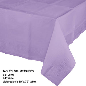 Bulk Pack of 2 Luscious Lavender Tablecover 54"X 108" Polylined Tissue