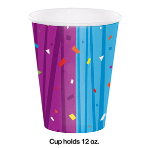 Bulk Pack of 16 Milestone Celebrations Hot/Cold Paper Cups 12 Oz