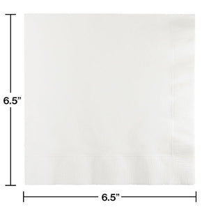 Bulk Pack of 100 White Luncheon Napkin 3Ply