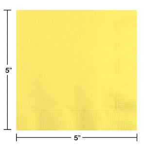 Bulk Pack of 100 Mimosa Beverage Napkin 2Ply