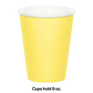 Bulk Pack of 48 Mimosa Hot/Cold Paper Cups 9 Oz