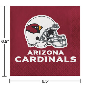 Bulk Pack of 32 Arizona Cardinals Napkins