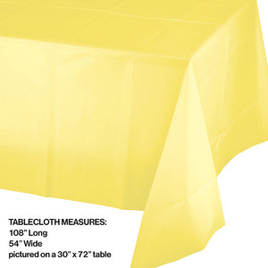 Bulk Pack of 2 Mimosa Tablecover Plastic 54" X 108"