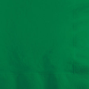 Bulk Pack of 150 Emerald Green Beverage Napkin, 3 Ply