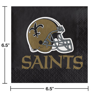 Bulk Pack of 32 New Orleans Saints Napkins