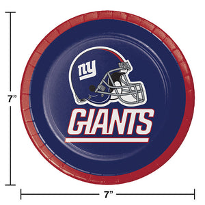 Bulk Pack of 16 New York Giants Dessert Plates