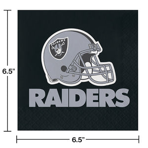 Bulk Pack of 32 Las Vegas Raiders Napkins