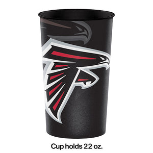 Bulk Pack of 3 Atlanta Falcons 22 Oz Plastic Cup