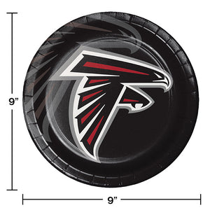 Bulk Pack of 16 Atlanta Falcons Paper Plates