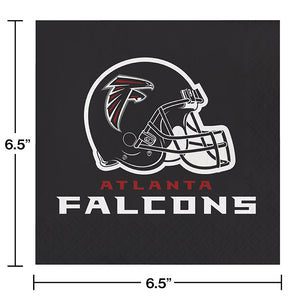 Bulk Pack of 32 Atlanta Falcons Napkins