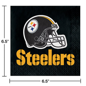 Bulk Pack of 32 Pittsburgh Steelers Napkins