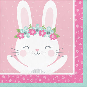 Bulk Pack of 32 Birthday Bunny Lunch Napkins