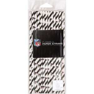 Bulk Pack of 48 Atlanta Falcons Paper Straws