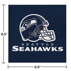 Bulk Pack of 32 Seattle Seahawks Napkins