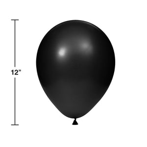 Bulk Pack of 30 Latex Balloons 12" Black