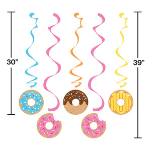 Donut Time 48 Piece Birthday Party Kit for 8