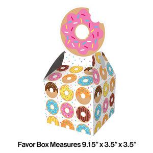 Bulk Pack of 16 Donut Time Favor Boxes